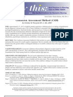 Confusion Assessment Method (CAM) - 1