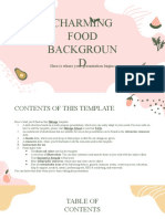 Charming Food Background - by Slidesgo