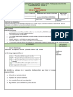 Ev. Diagnóstica Semana 1 - 2 Bgu - Lengua y Literatura