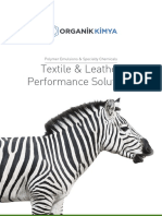 Textile & Leather Performance Solutions: Polymer Emulsions & Specialty Chemicals