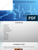 Determination of Spo2 and Heart Beat Using Arduino