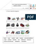 Ficha de Trabalho Nº 21 PLNM A1 - Transportes