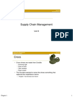 Supply Chain Management: Unit 8