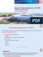 Lecture 8: Dynamics Characteristics of SCR: Dr. Aadesh Kumar Arya