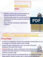 Sources of Carbon Compounds: Learning Outcomes