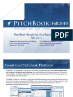 PitchBook PE VC Benchmark Fall 2010