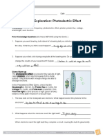 Student Exploration: Photoelectric Effect: Joseph