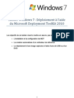 Atelier Déploiement de Windows 7 Avec MDT 2010