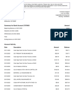 Varo Bank Account Statement: Amount