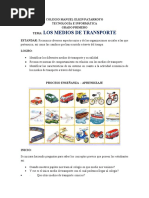 Guia 6 Medios de Transporte Grado 1°