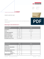 Technical Data Sheet: Board Type in Line With EN 622-5