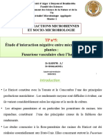 TP N°5. Intéraction Négative Plante Microorganisme