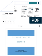 O Level History Notes - Www.o-Alevel