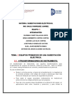 Investigación Tena 2 Subestaciones Eléctricas.