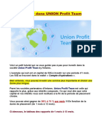 Tuto - Investir Dans UNION Profit Team