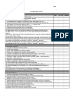 Check-List ESDM NÍVEL 1