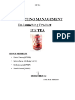 MARKETING MANAGEMENT Report Ice Tea