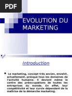 EVOLUTION DU MARKETING Finale