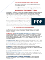 5 Objetivo de La Organizaciones de América Latina y El Caribe