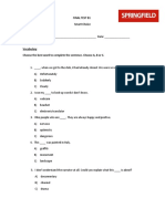 Final Test b1 PDF