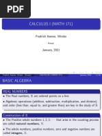 Calculus I (Math 171) : Fredrick Asenso, Wireko