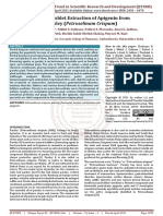 Uses and Soxhlet Extraction of Apigenin From Parsley Petroselinum Crispum