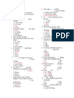 Soal Kelompok 8 Simple Continious Tense