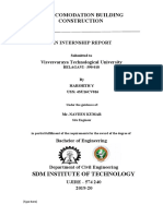 PG Accomodation Building Construction: An Internship Report