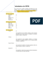 Taller SPSS Calculadora de SPSS