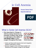 Sickle Cell Anemia: Oscass Jimmy Ruva Makchs-Bsn Iii