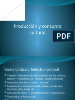 Producción y Consumo Cultural