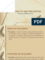 Taxation in The Philippines: Readings in Philippine History