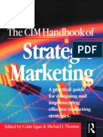 CIM HANDBOOK of Strategic Marketing