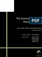 The Economic Cost of Maritime Piracy: One Earth Future Working Paper