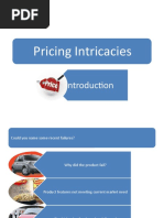 Pricing Intricacies