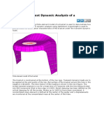 Modal Transient Dynamic Analysis of A Bracket