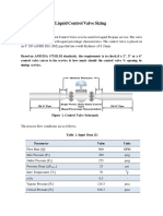 Liquid Control Valve Sizing