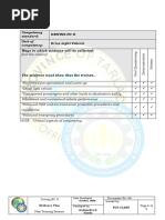 Evidence Plan