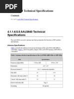 AAU3940 Technical Specifications