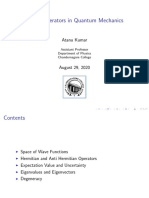   L4 Linear Operators in Quantum Mechanics