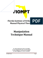 Spine Manipulation Manual