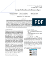 Challenges and Strategies For Tunnelling in The Himalyan Region