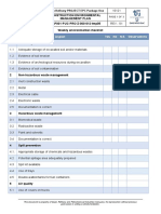 Weekly Environmental Checklist