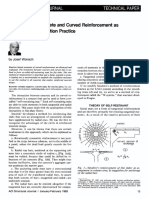 Interaction of Concrete and Curved Reinforcement As Applied To Construction Practice