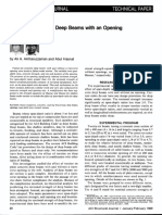 Torsion in Concrete Deep Beams With An Opening: Aci Structural Journal Technical Paper