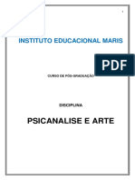 Psicanalise e Arte