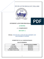 Vellore Institute of Technology, Vellore: Internet and Web Programming