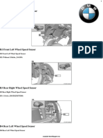 Vehicle: Component Locations B - Sensors, Transducers B1 Front Right Wheel Speed Sensor