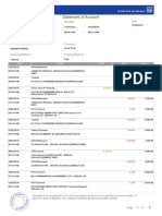 Statement of Account: Customer Name Duration