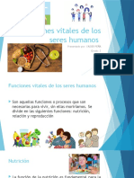 Funciones Vitales de Los Seres Vivo